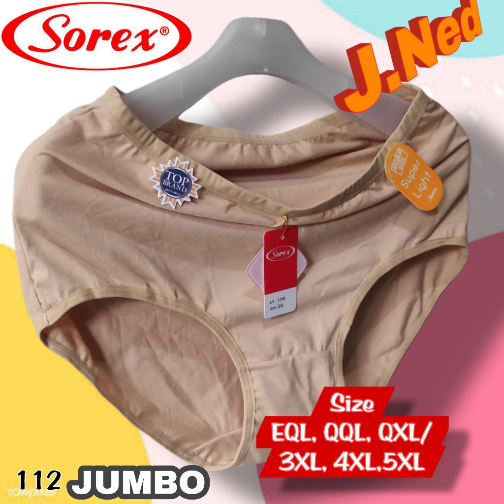 J112 SOREX CELANA DALAM WANITA JUMBO, CELANA DALAM WANITA BIG SIZE, CD WANITA XXXL - XXXXXL