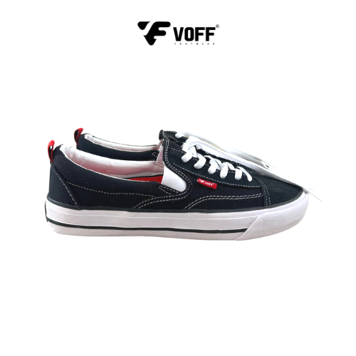 Voff Official Store - Voff Slipon Veltou black | Sepatu Pria | Sneakers