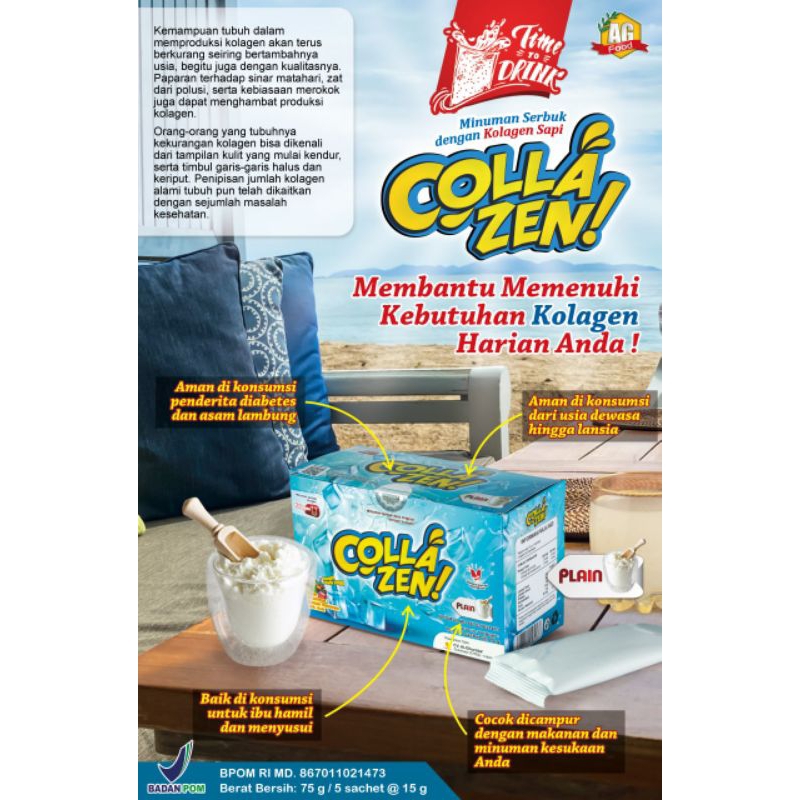 minuman kolagen collagen / kolagen halal / kolagen sapi Collazen