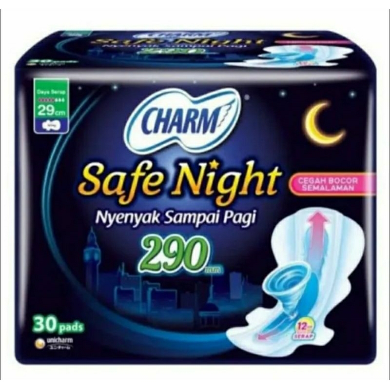 charm safe night wing 29 cm isi 30