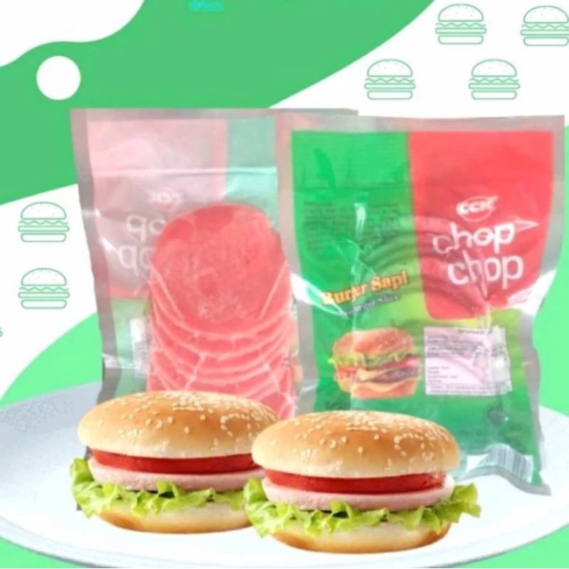 

Chop Chop Burger Sapi 10s 250gr