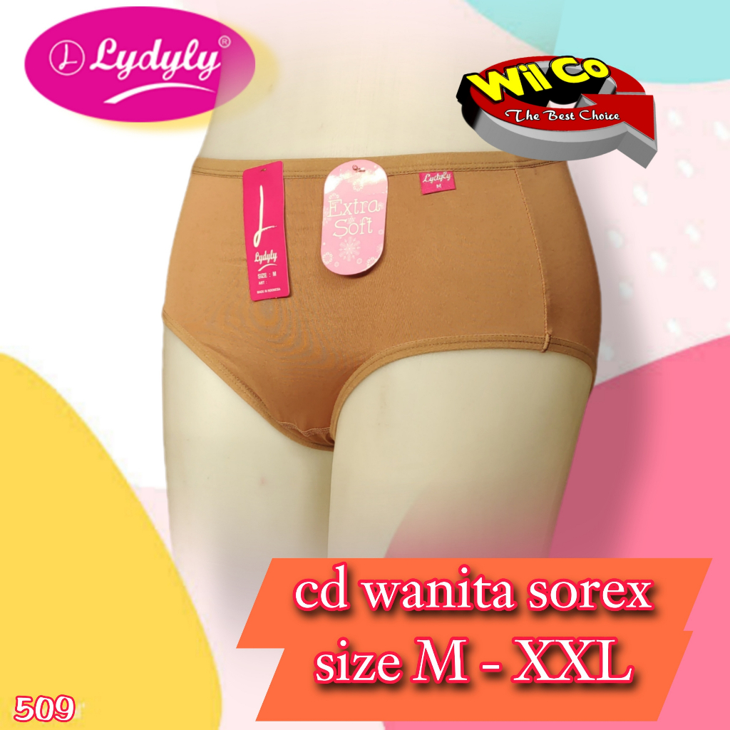 K509 - (HARGA 1 PCS) CELANA DALAM WANITA CD WANITA PAKAIAN DALAM WANITA LYDYLY ART L060