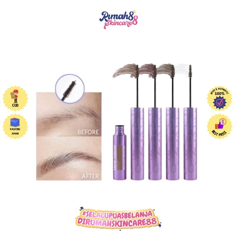 SOMETHINC BROW EMBLEM Microcara Brow Gel Waterproof - Maskara Alis Kuas Super Tipis