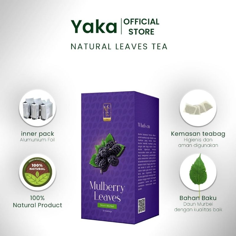

Teh Pelangsing Daun Murbei isi 30 Teabag
