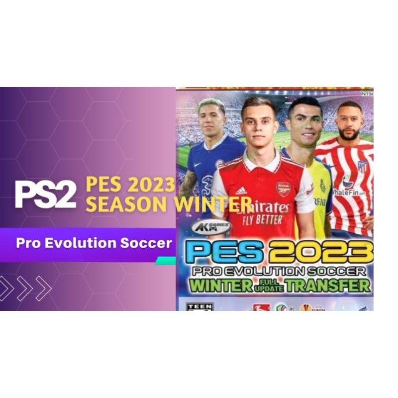 Game bola PES 2023 season winter PS2