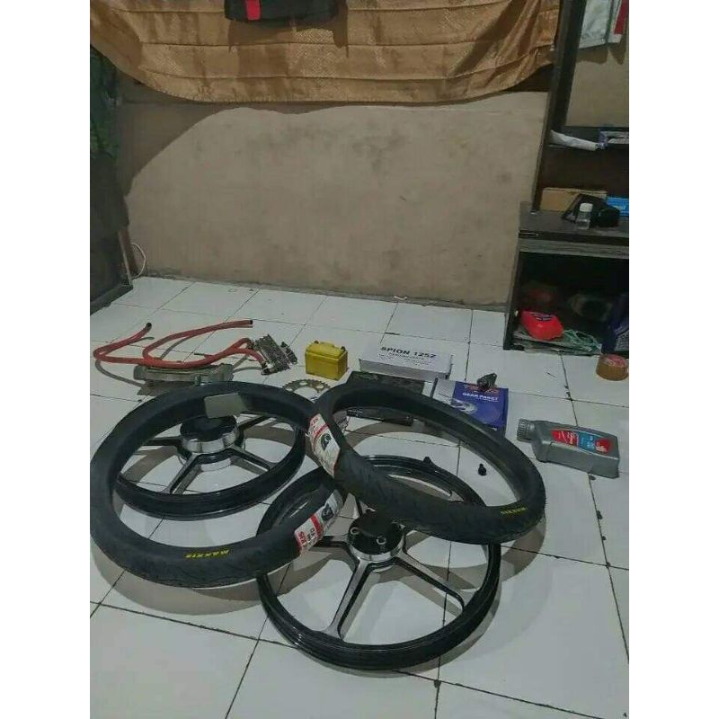 velg Enkei fg505 tromol besar