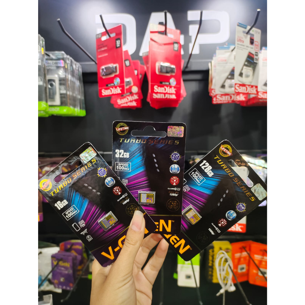 MEMORY CARD MMC V-GEN 128GB KARTU MEMORI HP