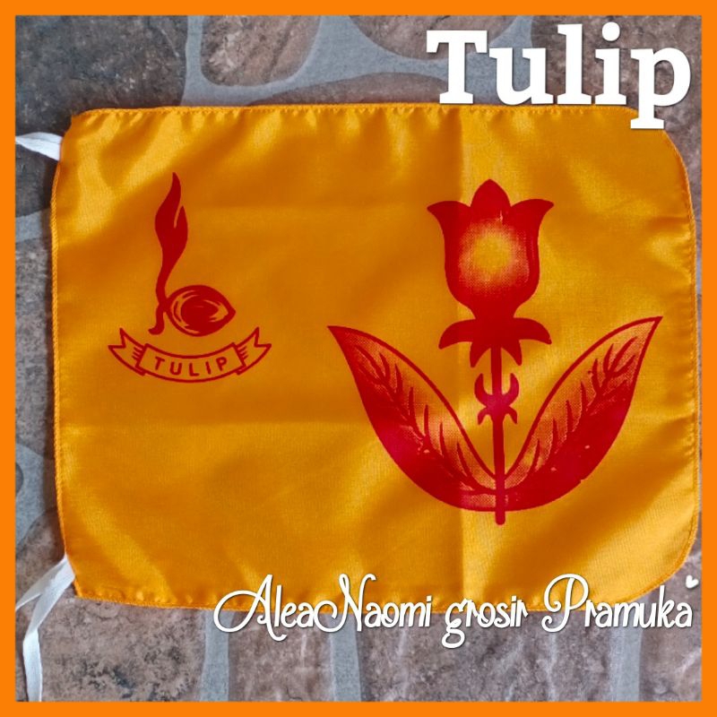 Bendera regu pramuka putri bunga tulip bendera regu bunga tulip bendera regu tulip