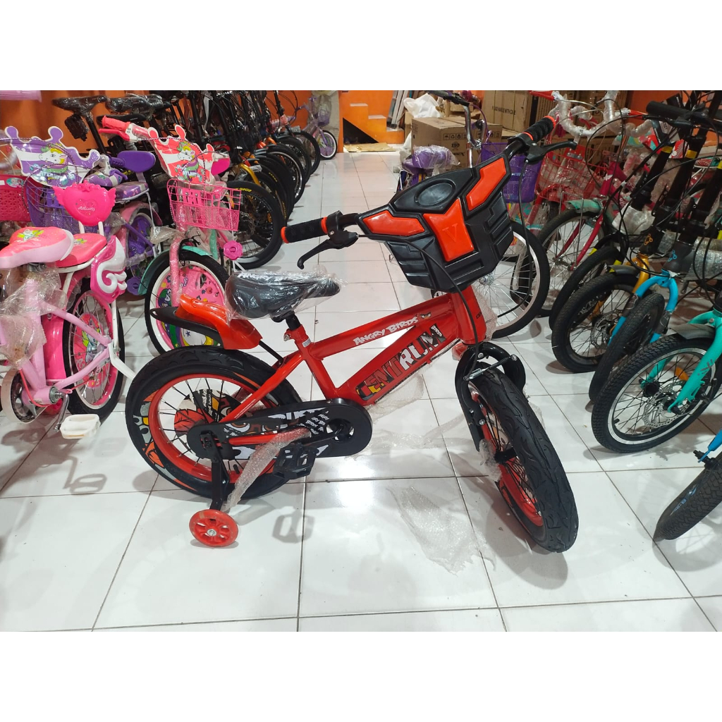 Sepeda BMX CENTRUM CT8625 -38 SUPERMAN Sepeda Anak Laki 16-18 Inch Ban 3.0 sepeda anak murah bmx