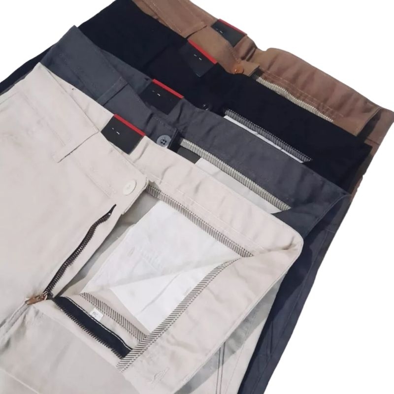 Celana Chino Pendek Pria Dewasa Slim Fit Jumbo Bahan Combet Diamond