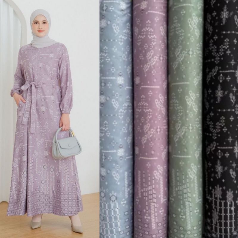 Kain Maxmara Lux Motif Bintang Terindah harga tertera untuk panjang setengah meter