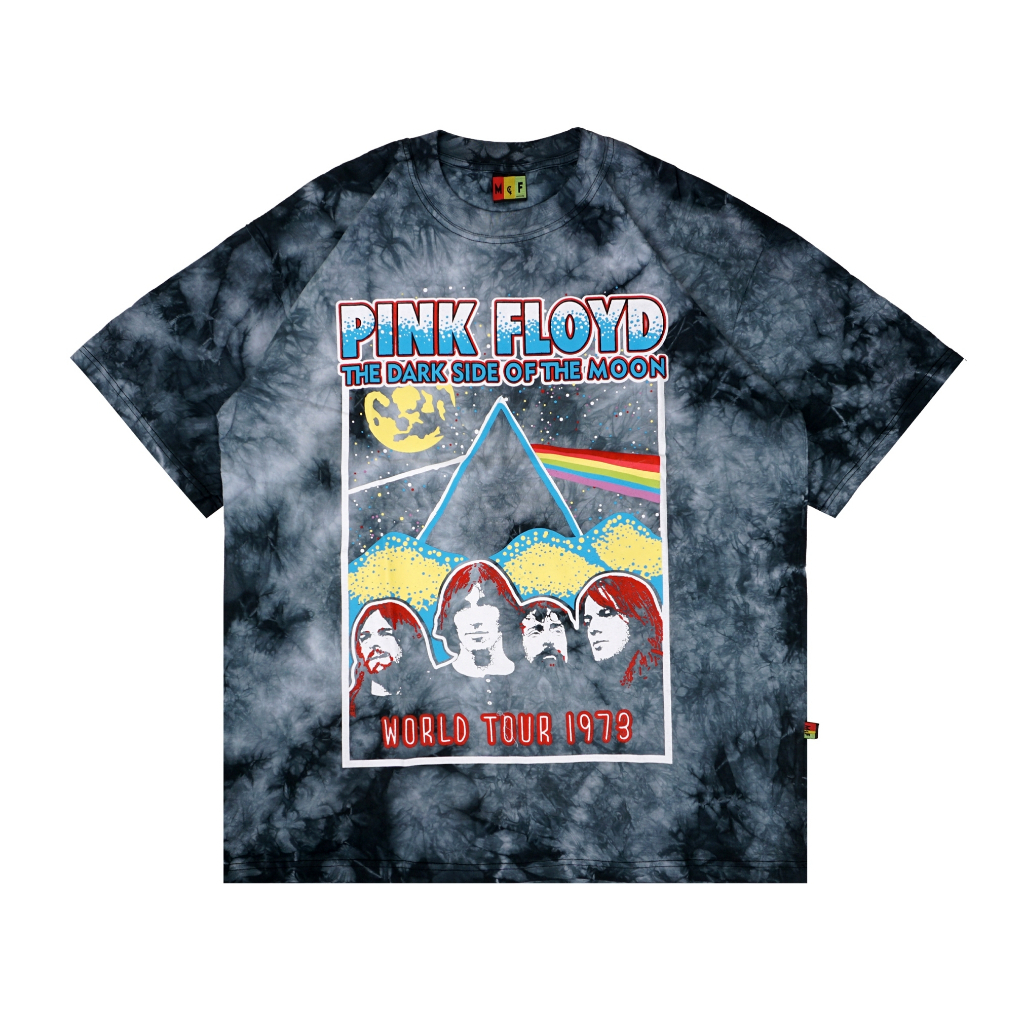 SOUBI BAND MF  T-SHIRT / PINK FLOYD / TOUR 1973 / OVERSIZE / TIE DYE