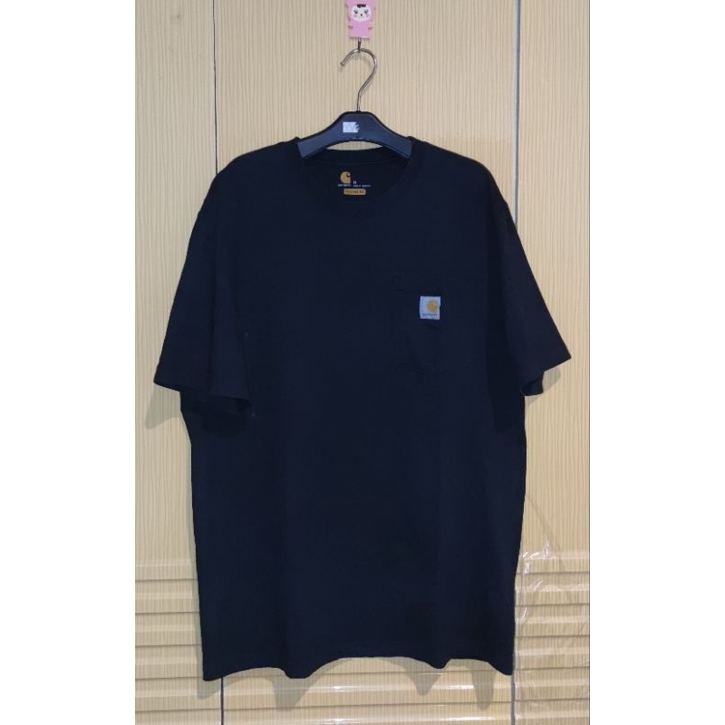 TSHIRT CARHARTT POCKET BLACK SECOND ORIGINAL