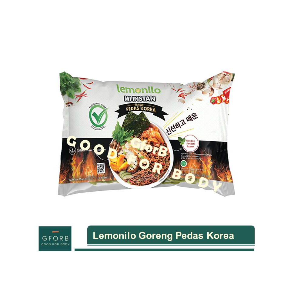 

Lemonilo Goreng Pedas Korea Mie Instan Sehat Mi Diet