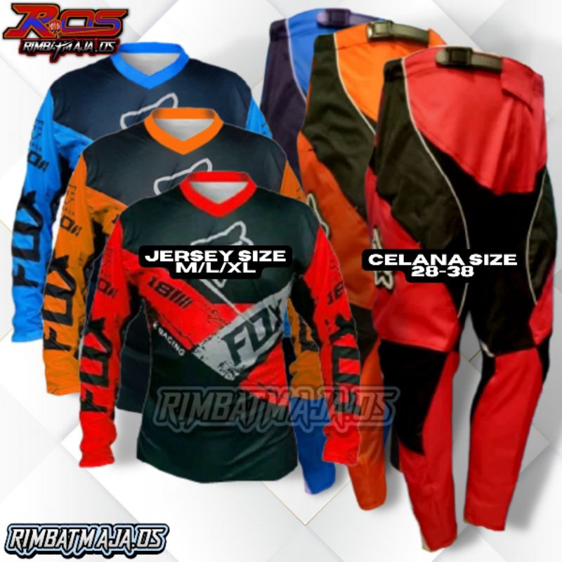 Jersey motor trail dewasa/Baju cross motocross offroad dewasa kwalitas printing