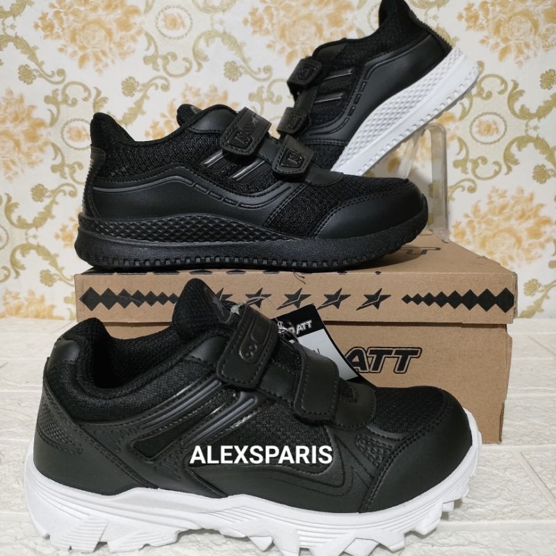 Promo Sepatu Pro Att MR 851-RK 250 Velcro Uk 31-38 Sneakers Anak Sekolah