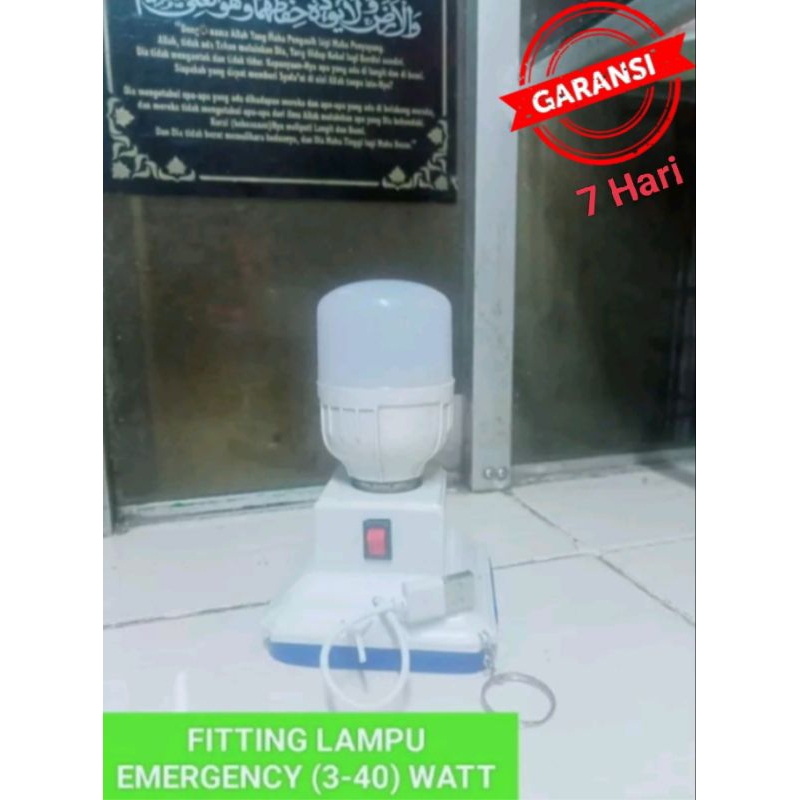 FITTING LAMPU EMERGENCY KABEL USB POWERBANK (3-50) WATT