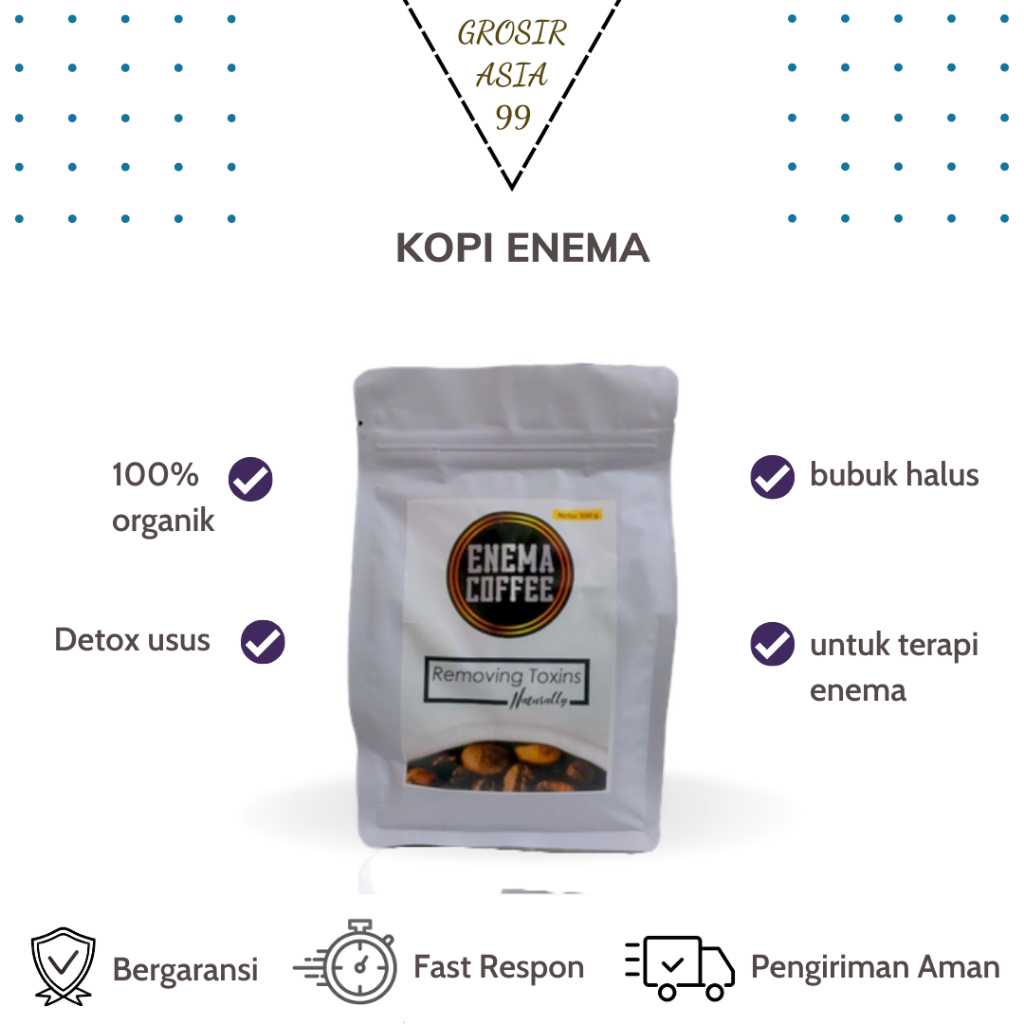 

Kopi Enema Bubuk halus Organik 1kg New Pack - Terbaik