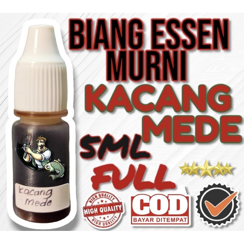 BIANG ESSEN KACANG MEDE 5ML FULL // PENGUAT AROMA UMPAN //