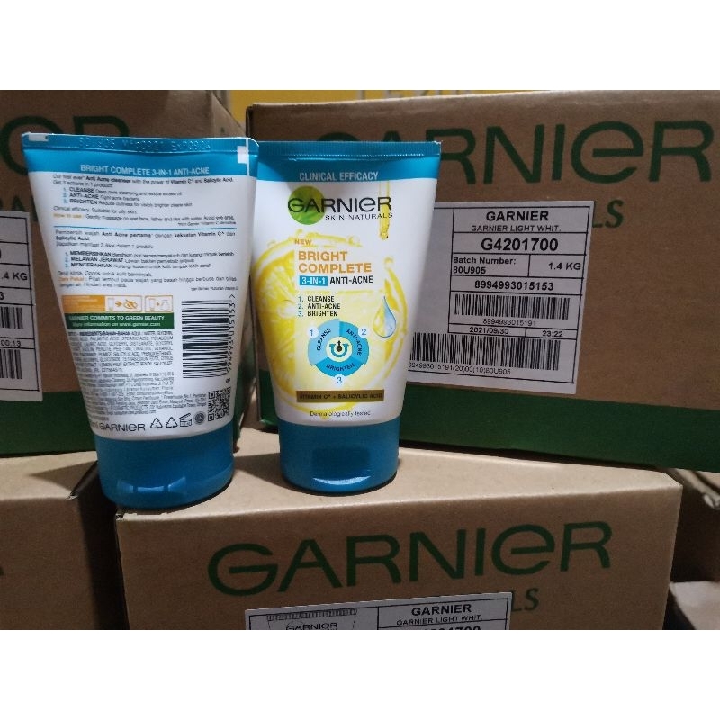 Garnier Bright Compate 3in 1 anti acne 90ml