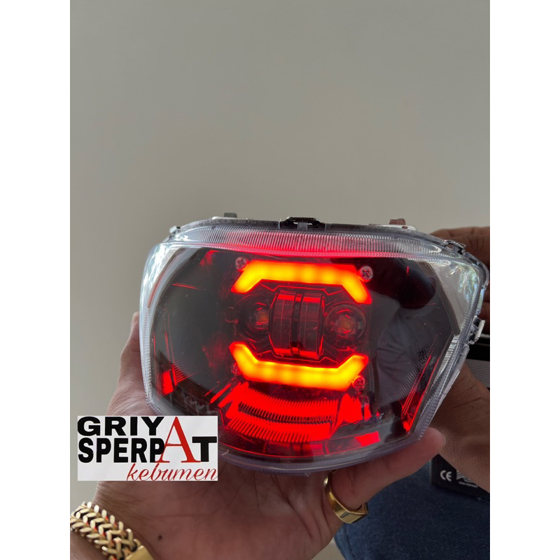 LAMPU DEPAN  LED HONDA MIO J