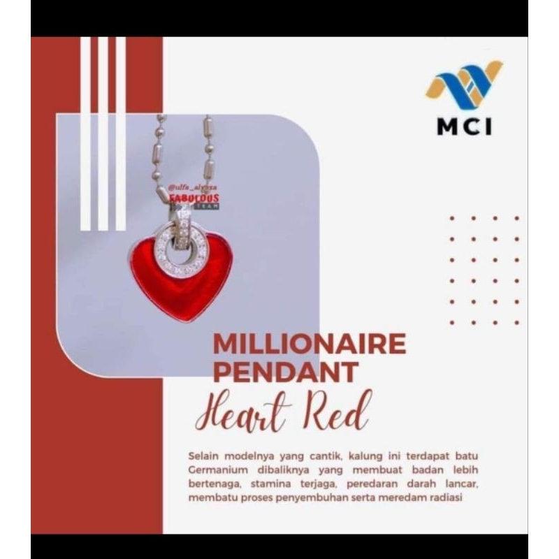 Gebyar Promo MCI Kalung Kesehatan/Pendant+ 1 Box My Viber untuk mengatur pola makan/ suplemen diet 1