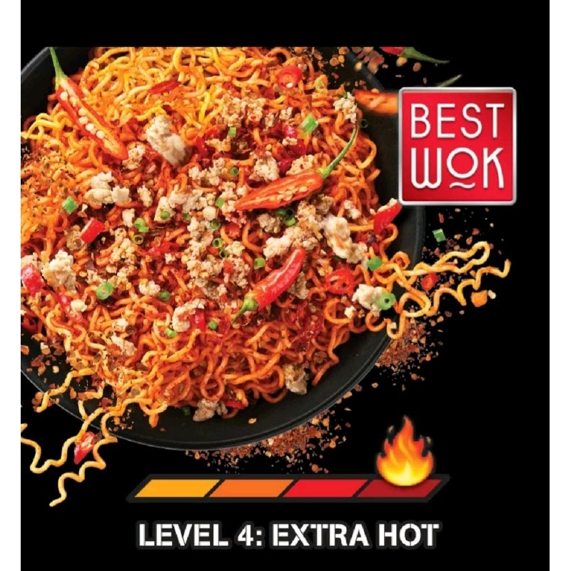 BEST WOK MIE GORENG - KOREAN SPICY CHEESE - XTRA HOT XTRA SPICY