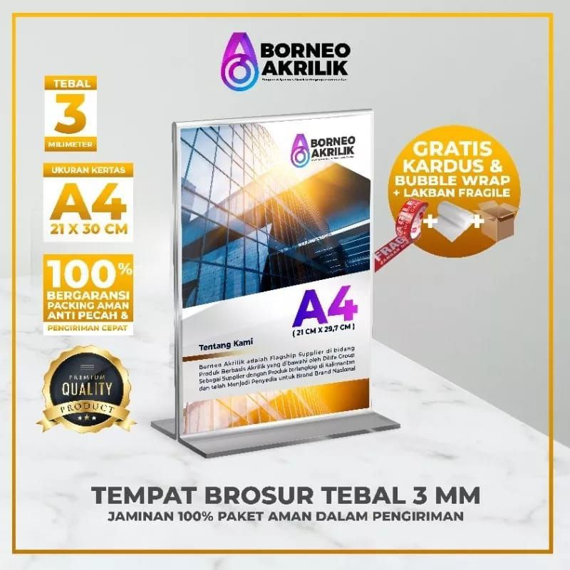 

TANDING AKRILIK TEMPAT BROSUR A4 TEBAL 3MM LIFEHAUSE INDONESIA BORNEO AKRILIK DILEMASHOP INDONESIA