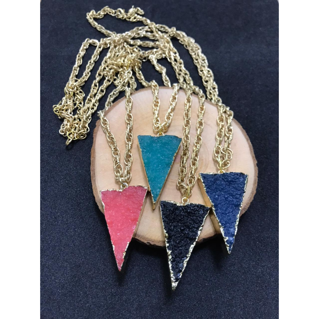 Kalung fashion / Kalung wanita / Aksesoris wanita casual / Kalung etnik  batu alam sintetis