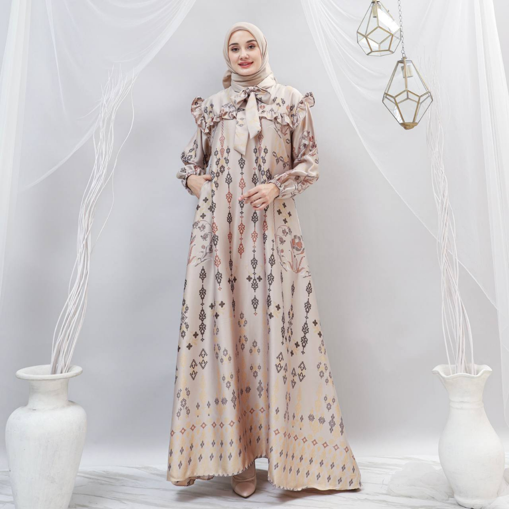 DRESS DENADA GAMIS SILK PREMIUM