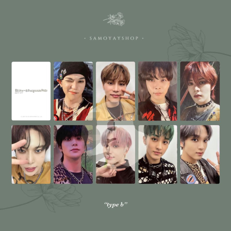 Photocard Nct 2022 Md Universe Photo + Luggage Sticker Set Nct 127 Earthquake Taeyong Taeil Johnny D
