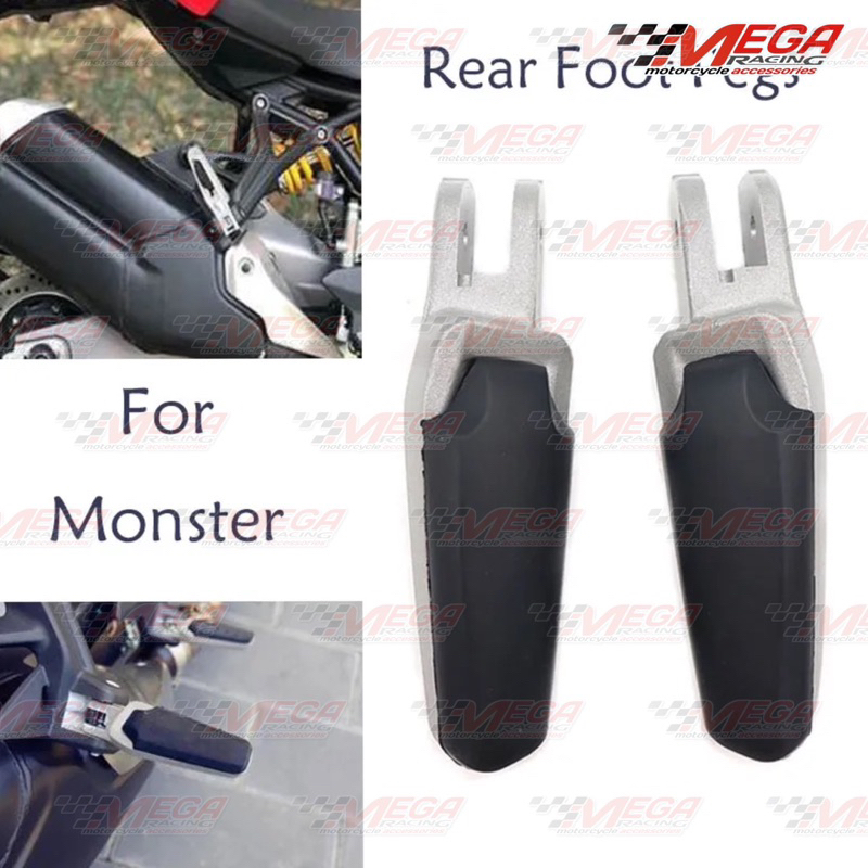 Footstep Pijakan Kaki Belakang Model Ducati Universal Semu Motor Mega Pro Beat Vario Supra Kharisma Wave Revo Nmax Aerox Pcx Dll