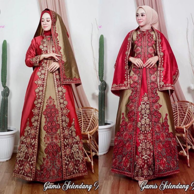 KEBAYA ORIGINAL//GAMIS SELENDANG MAYANG JUMBO LD 120CM//SERAGAMAN KELUARGA//BAJU LEBARAN//BAJU PESTA LAMARAN//BAJU WISUDA//Original By Pelangi Jaya // KEBAYA MODERN // FASHION MUSLIM