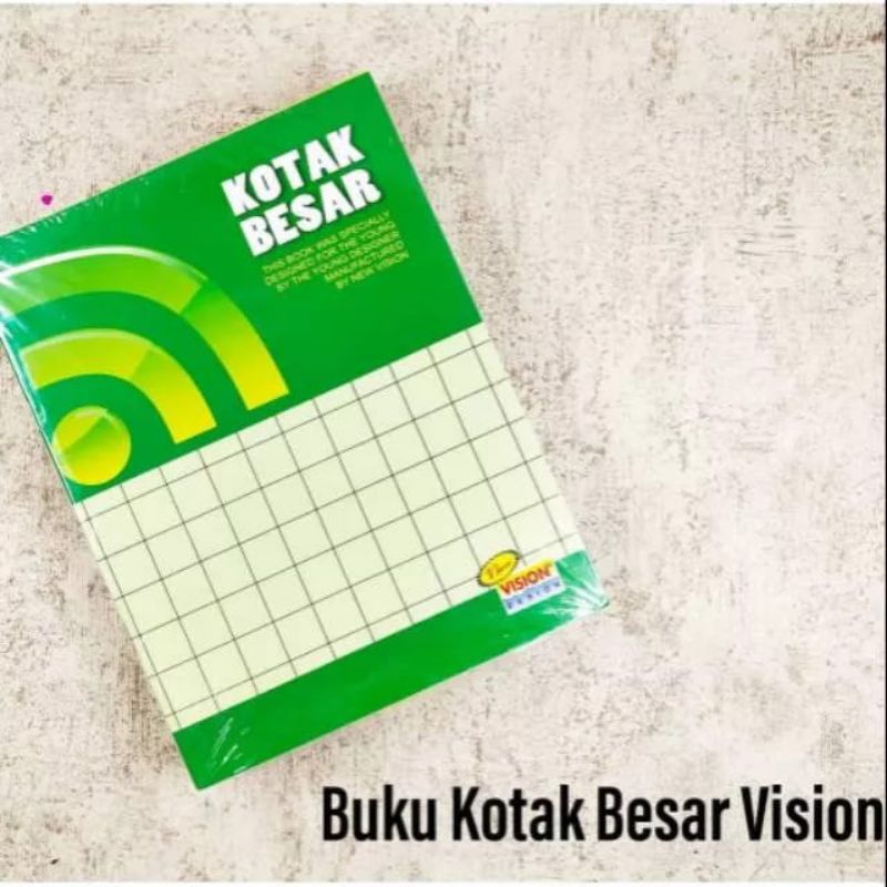 BUKU KOTAK BESAR VISION ISI 30 / BUKU KOTAK MATEMATIKA / BUKU KOTAK BESAR MURAH