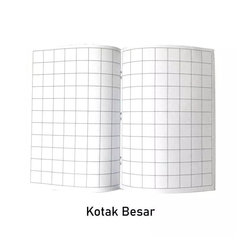 ISI 10 PCS BUKU KOTAK KECIL SEDANG BESAR / BUKU STRIMIN / BUKU TULIS KOTAK