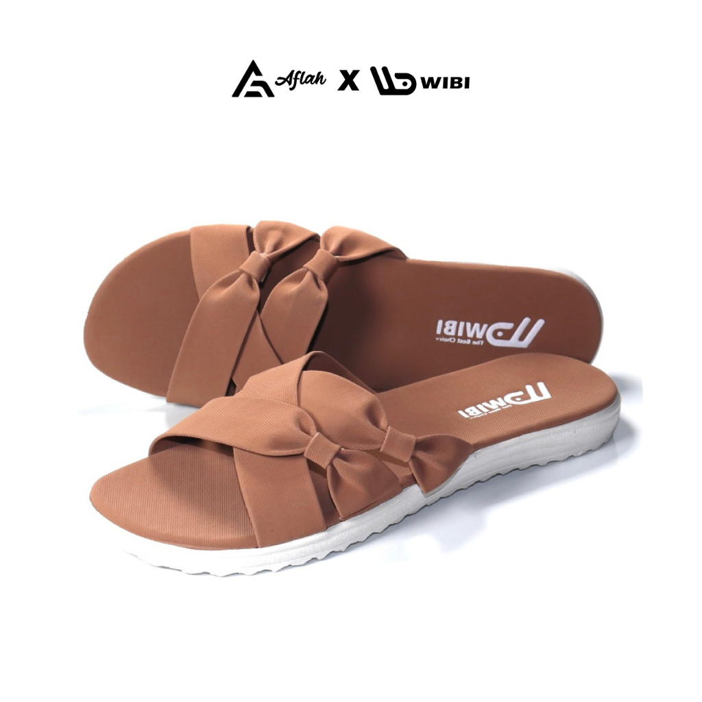 AFLAH X WIBI Sandal Slop Pita Wanita Casual W03