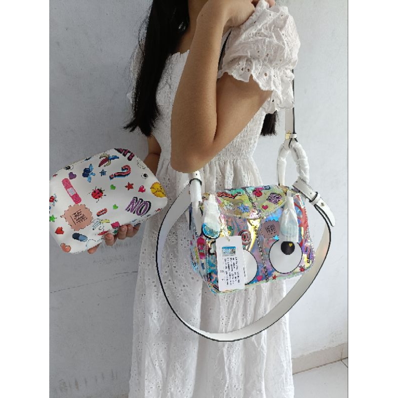 READY tas fashion Lindi eye theme selempang dan shoulder bag free papaerbag