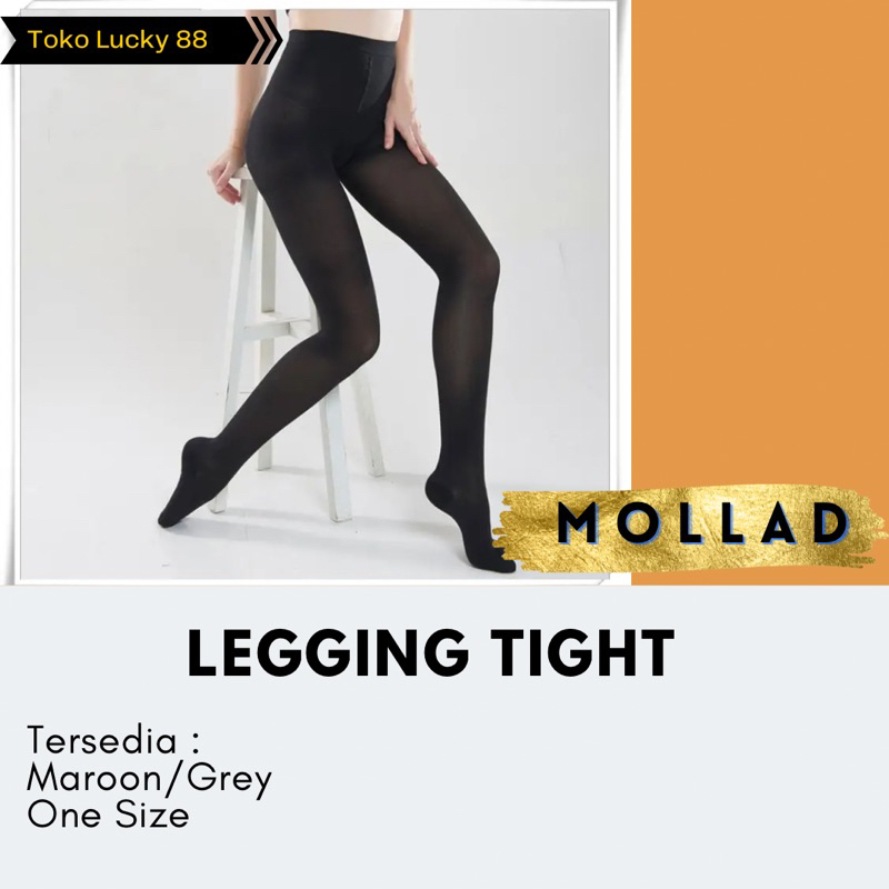 Import Mollad Legging Tight Celana Stocking Tipis Ketat Kuat Tidak Mudah Robek