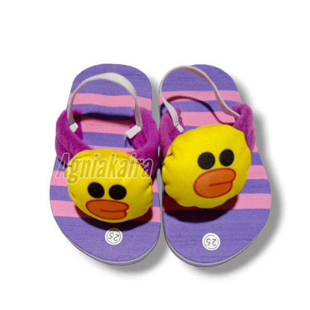 Sandal Bayi Motif BONEKA DUCK Terbaru Lucu