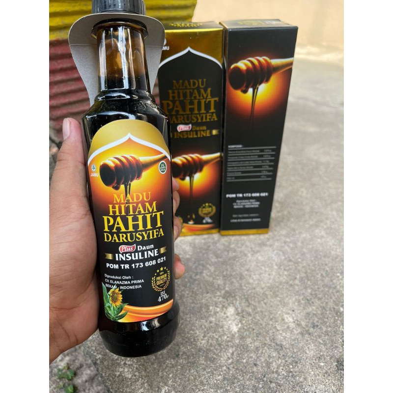 

Madu Hitam Pahit Darusyifa Plus Daun Insuline
