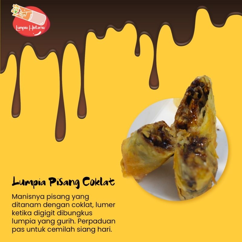 

Lumpia Pisang Coklat Crispy