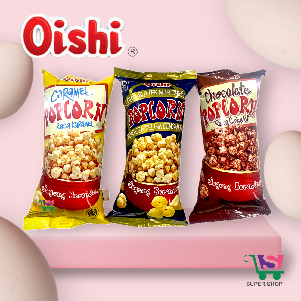 Oishi Popcorn Caramel / Cheese / Cokelat 20 Gram