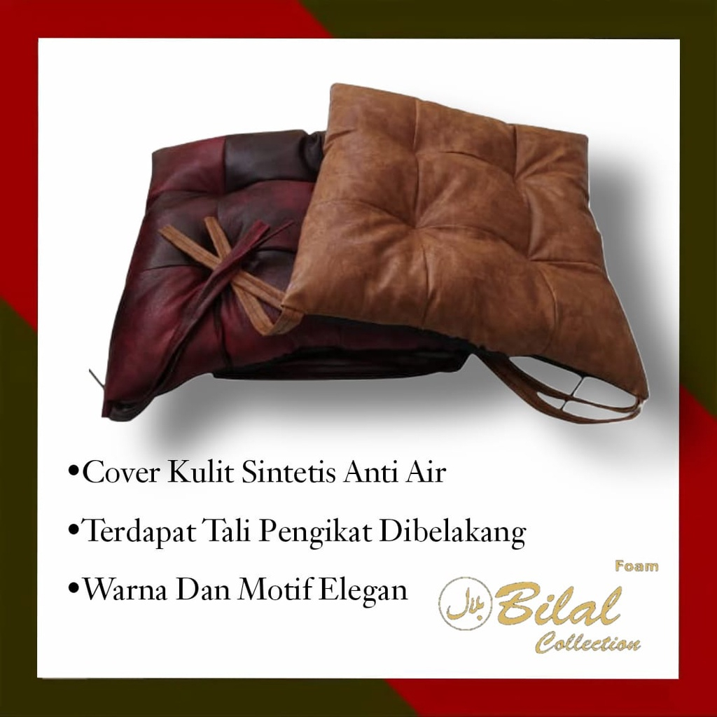 Bantal Duduk Premium waterproof / Alas Duduk Kursi Serbaguna Ukuran 40x40