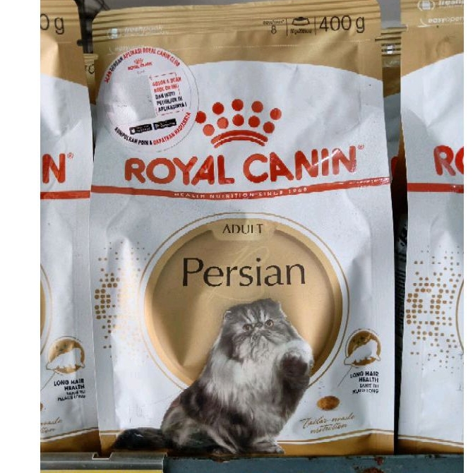 ROYAL CANIN ADULT PERSIAN PERSIA PAKAN MAKANAN KUCING DEWASA CAT FOOD CATFOOD 400G KEMASAN POUCH FRESH PACK PLASTIK BAG ISI 400GR ORIGINAL NEW