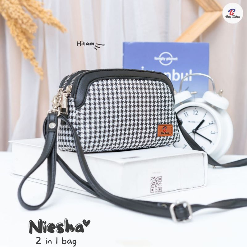 COD✅ NIESHA BY BIRU TSABITA/DOMPET CANTIK/TAS BRAND/DOMPET KEKINIAN