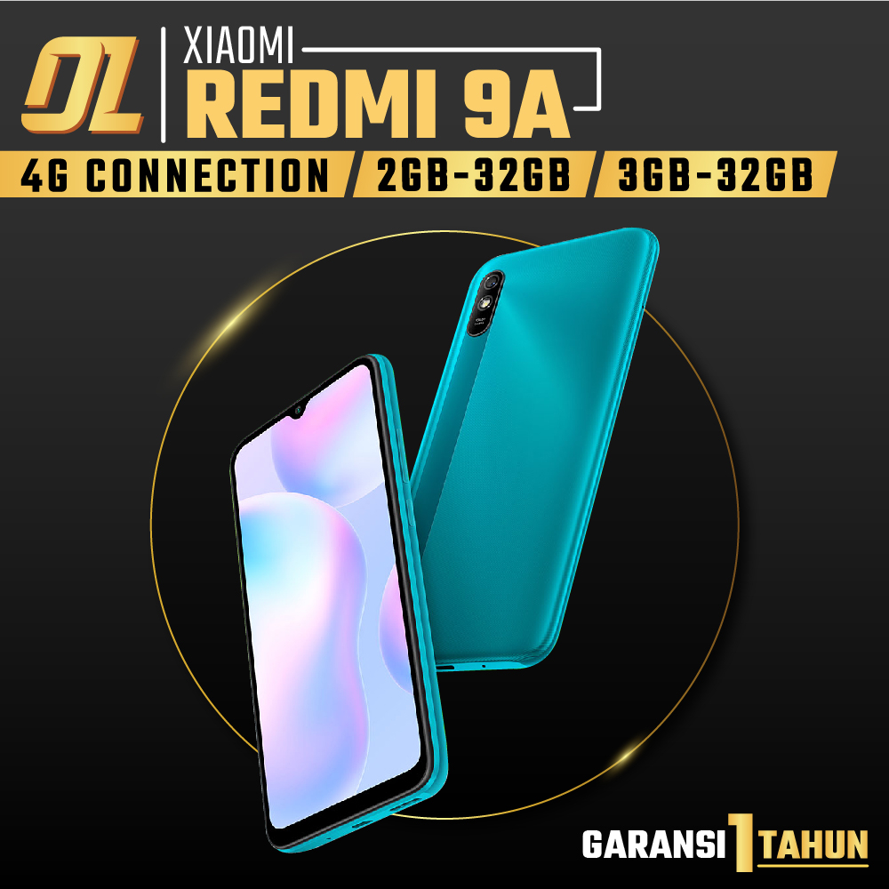 Xiaomi Redmi 9A 2/32 3/32 RAM 2 3 GB ROM 32 Smartphone Android Original Garansi Murah