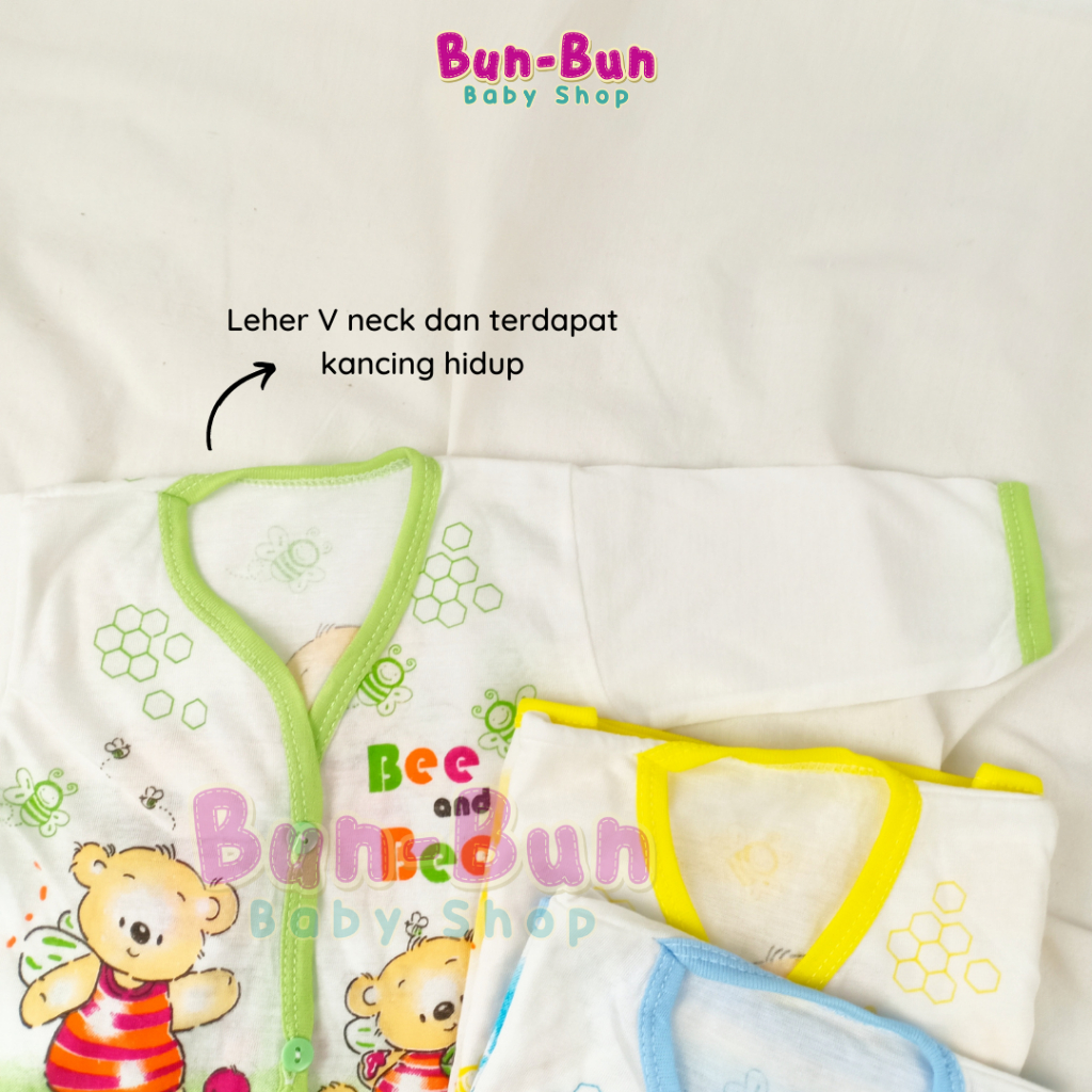 Baju Bayi Panjang Baby New Born Baru Lahir Laki Perempuan Perlengkapan Murah Atasan Cowok Cewek Mura