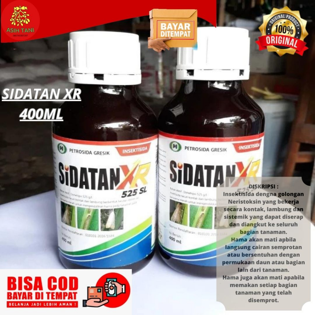 TERBARU RACUN ULAT DAN LARVA PENGGEREK BATANG,KAPER SIDATAN XR 400ML