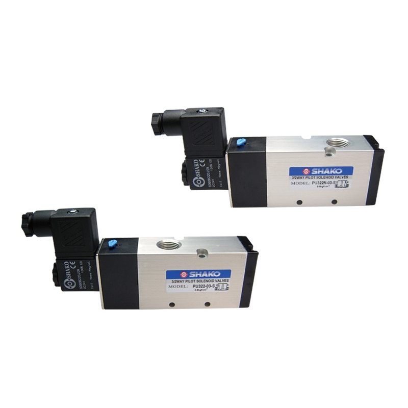 Solenoid Valve PU322-02-S SHAKO/ 2 Way Solenoid Valve/ Valve Pneumatic