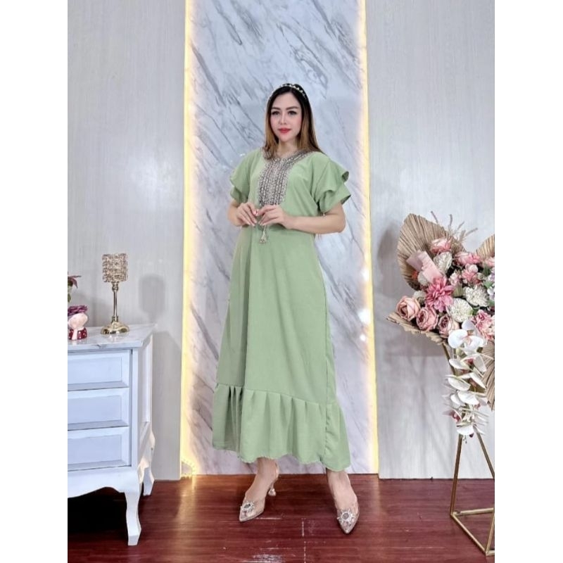 DASTER INCES RENDA ARABIAN LENGAN DOUBLE/DASTER JUMBO LD 120/GAMIS DUBAI ARABIAN